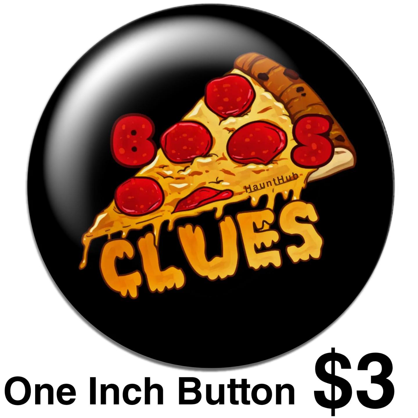 Boos Clues Button - 1 inch – Haunthub